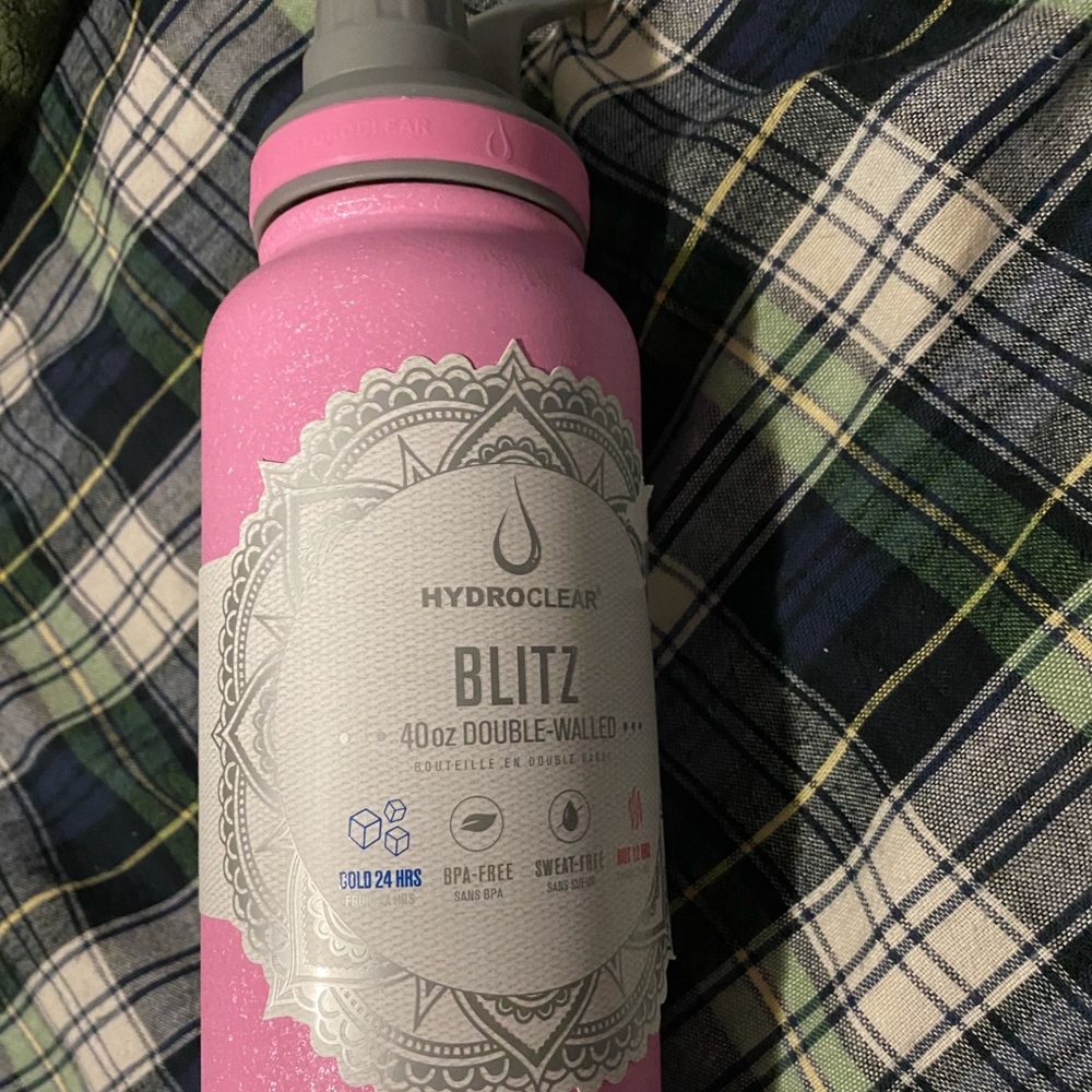 Hydroclear 40oz water bottle CUSTOMIZABLE